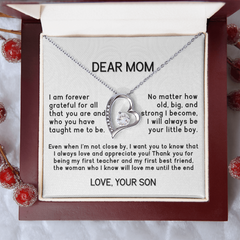 Dear Mom - From Son - Forever Love Necklace