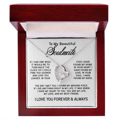 To My Beautiful SOULMATE Forever Love Necklace