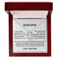 Dear Mom - From Son - Forever Love Necklace