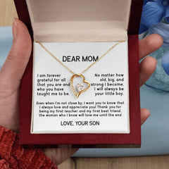 Dear Mom - From Son - Forever Love Necklace