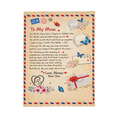 Mom - Post Card Blanket