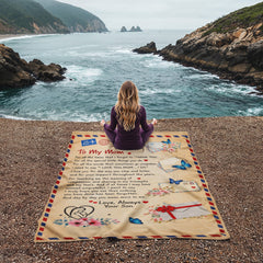 Mom - Post Card Blanket