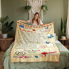 Mom - Post Card Blanket