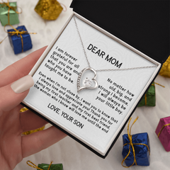 Dear Mom - From Son - Forever Love Necklace